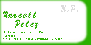 marcell pelcz business card